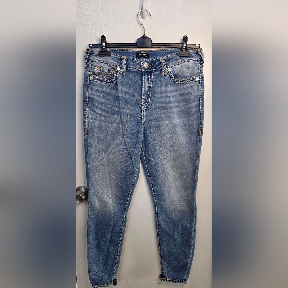 *2 For $40* True Religion Jennie High Rise Super T Super Skinny Jeans